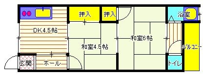 神和荘の間取り