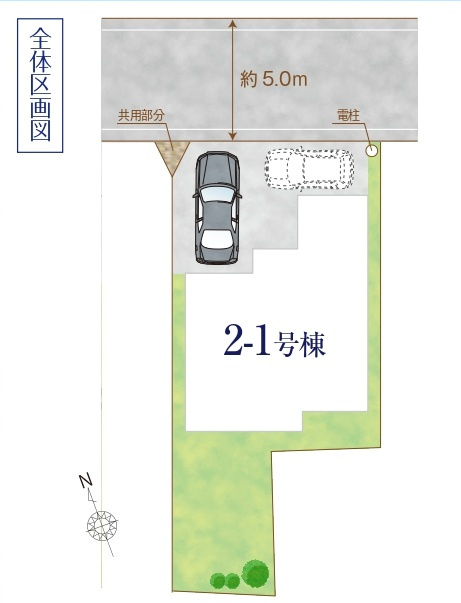 柏市花野井IV　2期の区画図