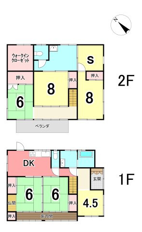 中古戸建　足利市宮北町の間取り|※現況と図面が相違がある場合には現況を優先とします。