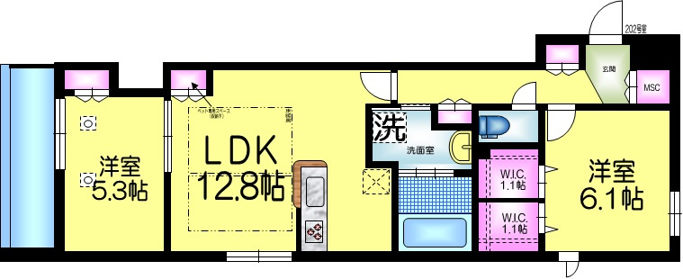 ＦＬＯＷＥＲ　ＦＩＥＬＤＳ　ＫＡＳＨＩＷＡ　フラワーフィールズカシワの間取り