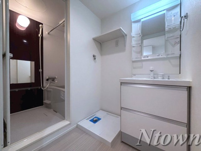 【洗面所】 | Stage名駅 | スペースが確保できる洗面所です