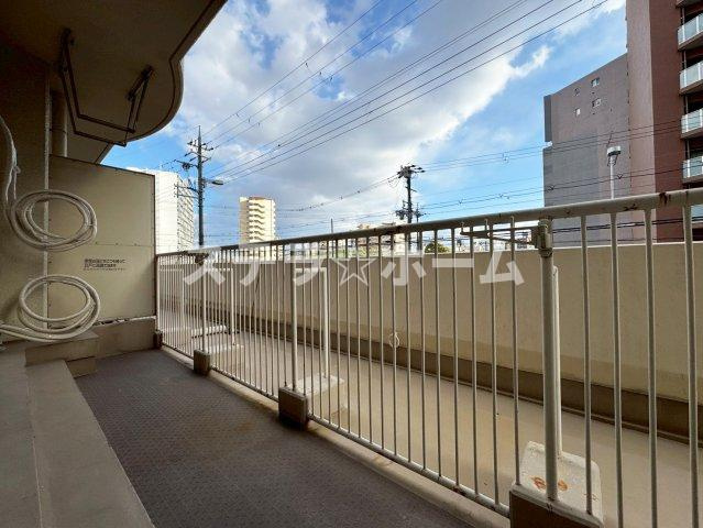 ニュー大阪ハイツのバルコニー|バルコニー付きです
