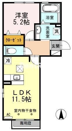 エスペランサ末広の間取り