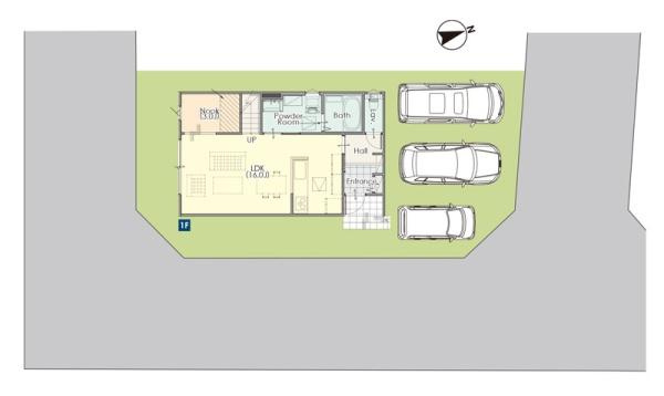 横尾　9号地の区画図|全体区画図です。