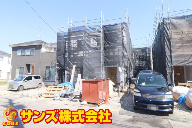 郡山市八山田西2丁目　　　　１号棟　　　行健第２小学校、明健中学区の外観|南東側から見た外観