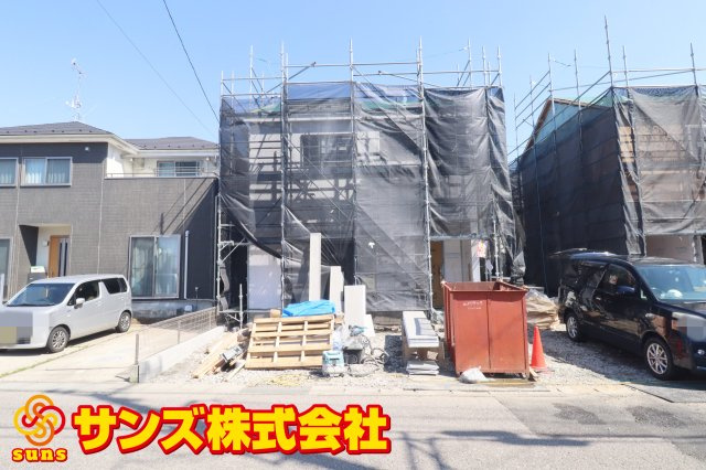 郡山市八山田西2丁目　　　　１号棟　　　行健第２小学校、明健中学区の外観|南側から見た外観