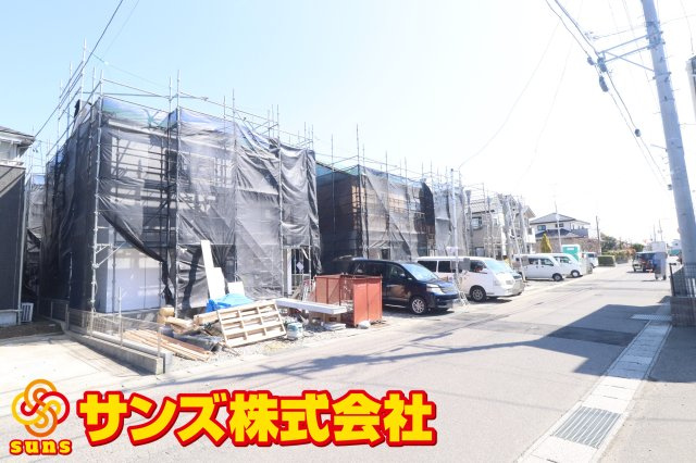 郡山市八山田西2丁目　　　　１号棟　　　行健第２小学校、明健中学区の外観|南側前面道路
