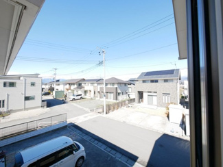 【展望】 | 甲府市下鍛冶屋町 2019年築オール電化中古戸建　北東角地 | 2階から北側を望む