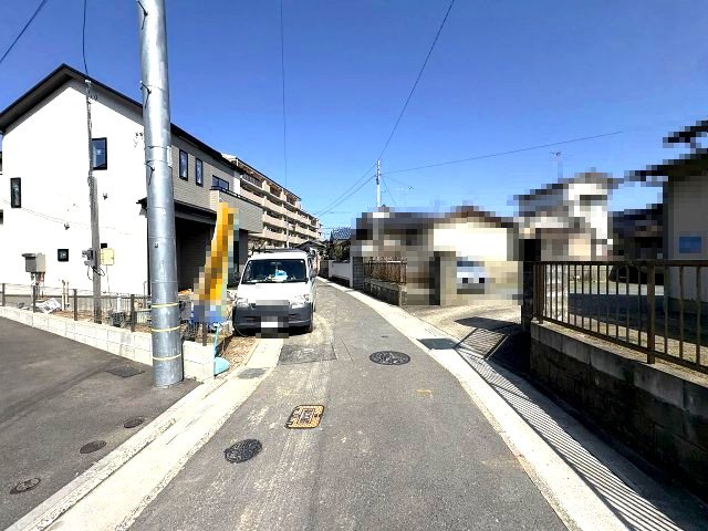 【その他】 | 福岡市南区曰佐4丁目　A号棟（全2棟）【仲介手数料無料・0円】 | 現地写真。前面道路です。