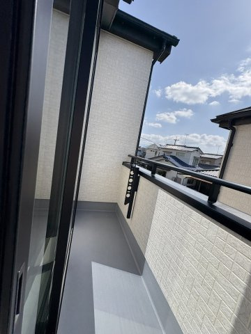 【バルコニー】 | 福岡市南区曰佐4丁目　A号棟（全2棟）【仲介手数料無料・0円】 | 現地写真。
