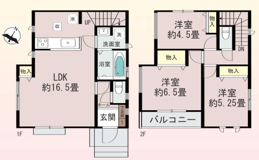 【間取り】 | 福岡市南区曰佐4丁目　A号棟（全2棟）【仲介手数料無料・0円】 | 平日、土日祝日もお好きな日時にご見学可能です。お気軽にお問合せ下さい。