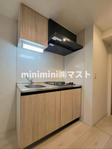 Louis Residence 天王寺町北のキッチン|お部屋によってカラーリングが異なります
