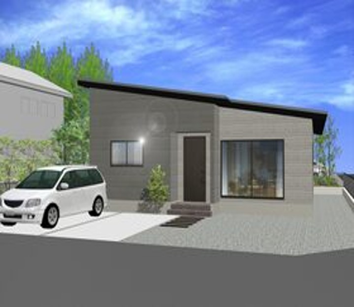 新築戸建　出雲市斐川町上庄原の外観パース