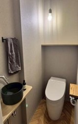 中古戸建　出雲市湖陵町板津のトイレ