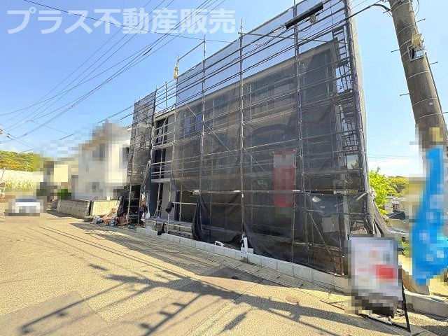 【外観】 | 福岡市東区香椎3丁目5期　1号棟（全1棟）【仲介手数料無料・0円】 | 完成イメージの外観パースです。