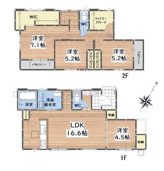 【間取り】 | 福岡市東区香椎3丁目5期　1号棟（全1棟）【仲介手数料無料・0円】 | 平日、土日祝日もお好きな日時にご見学可能です。お気軽にお問合せ下さい。