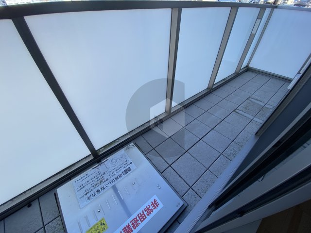 ミモザメゾン菱屋西のバルコニー
