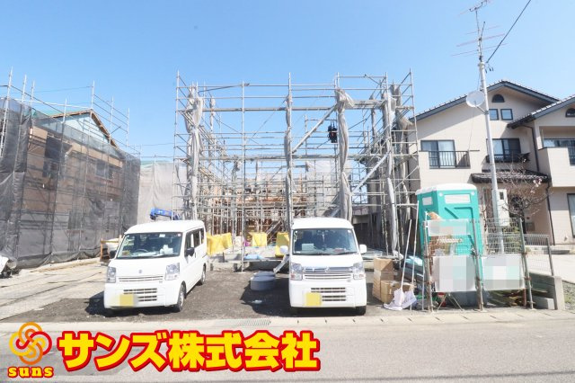 郡山市八山田西2丁目　　　　６号棟　　　行健第２小学校、明健中学区の外観|南側から見た外観