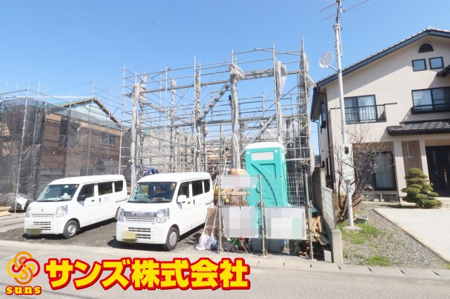 郡山市八山田西2丁目　　　　６号棟　　　行健第２小学校、明健中学区の外観|南東側から見た外観