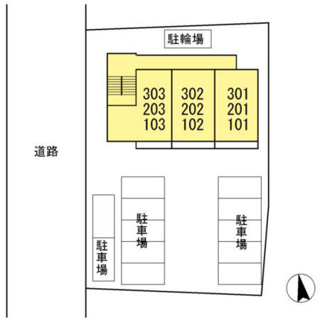 パラッツオの区画図