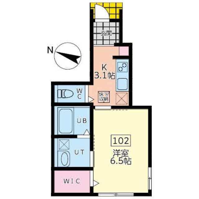 葛飾区東金町5丁目のアパートの画像