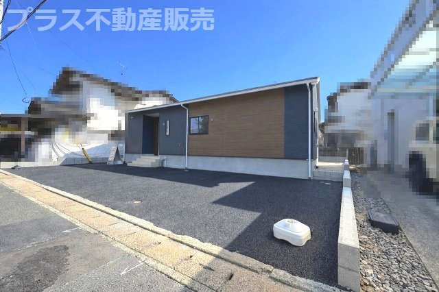 【外観】 | 福岡市南区老司3丁目第15・平屋　1号棟（全1棟）【仲介手数料無料・0円】 | 現地写真。プラス不動産販売なら、現場の全ての棟をまとめてご見学頂けます。