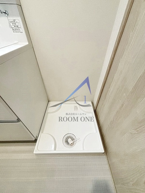 コンフォートスクエア川崎の設備|洗濯機置場です。