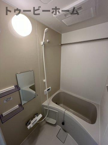入間市豊岡3丁目アパートの浴室|落ち着いた空間のお風呂です