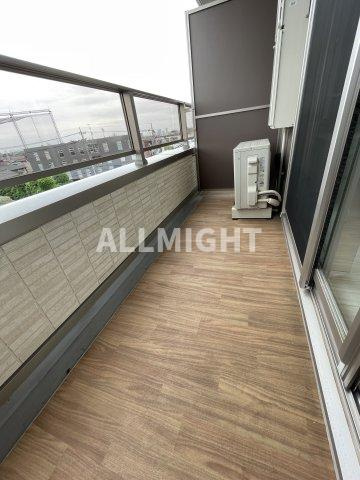 川崎市多摩区宿河原２丁目の賃貸マンションのバルコニー|★お部屋探しはオールマイト不動産までご相談下さい♪