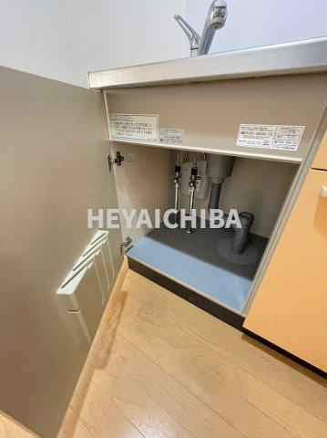 スペースＡのキッチン|収納