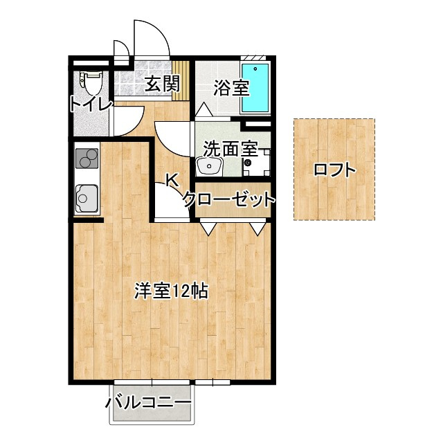 ヴィラソレイユの間取り