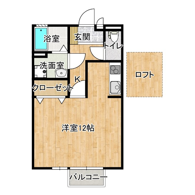 ヴィラソレイユの間取り