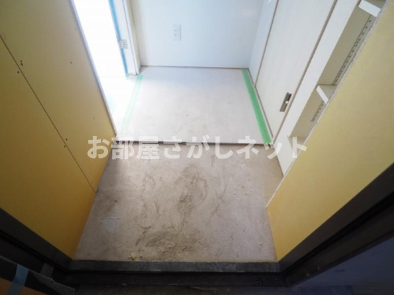 文京区白山１丁目のマンションの玄関