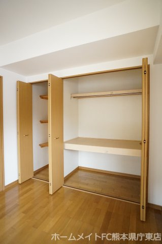 熊本市東区八反田１丁目の賃貸マンションの収納