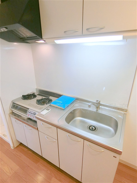 パピエ・レイのキッチン|少しまな板が置ける調理スペースのある大きめなキッチン