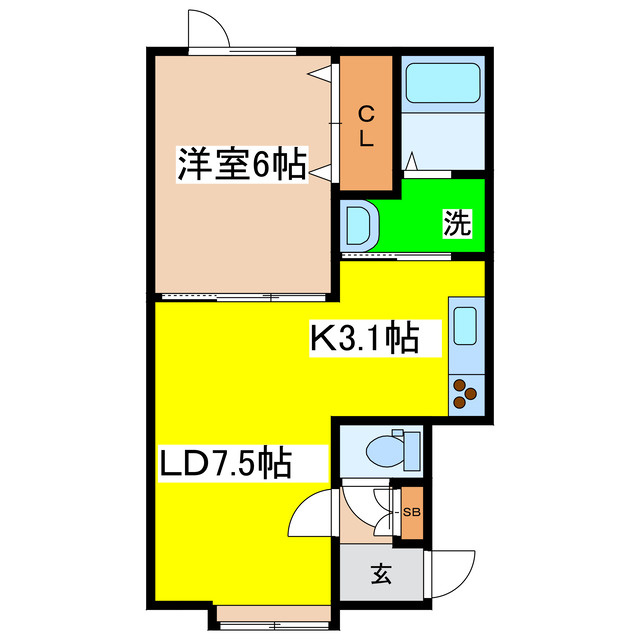 トゥインクル２４の間取り