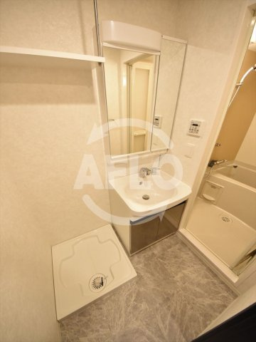 レジュールアッシュ桜宮リバーコートの洗面所|レジュールアッシュ桜宮リバーコート　洗面脱衣所