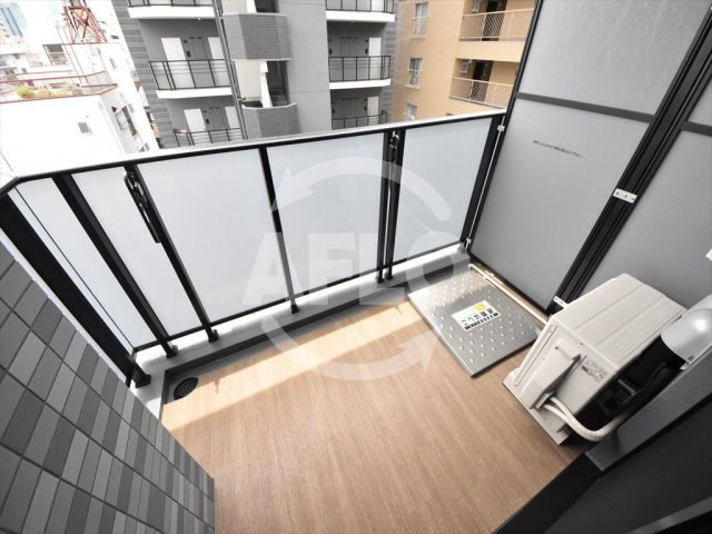レジュールアッシュ桜宮リバーコートのバルコニー|レジュールアッシュ桜宮リバーコート　バルコニー