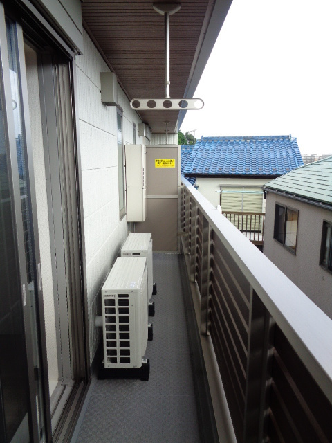 ＢＯＲＩＫＩふじさわ善行　南棟のバルコニー