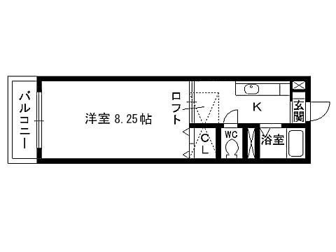 ベルコート泉の間取り