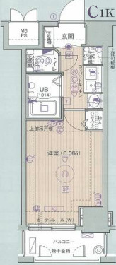 【間取り】 | エステムコート神戸ハーバーランド前