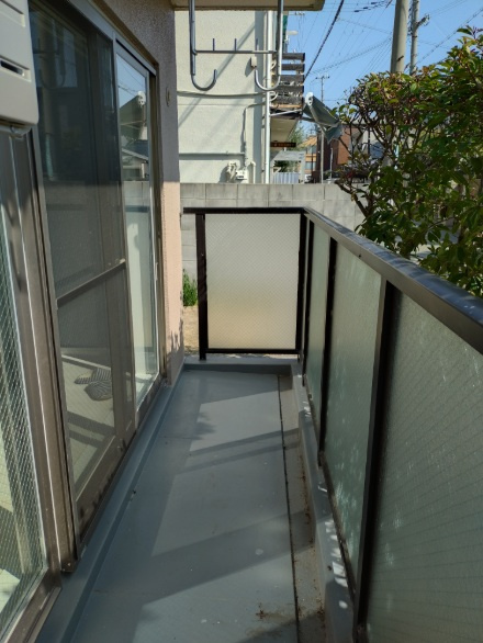 ベル芦屋のバルコニー