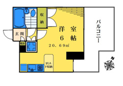 ひろーーい１０帖の洋室