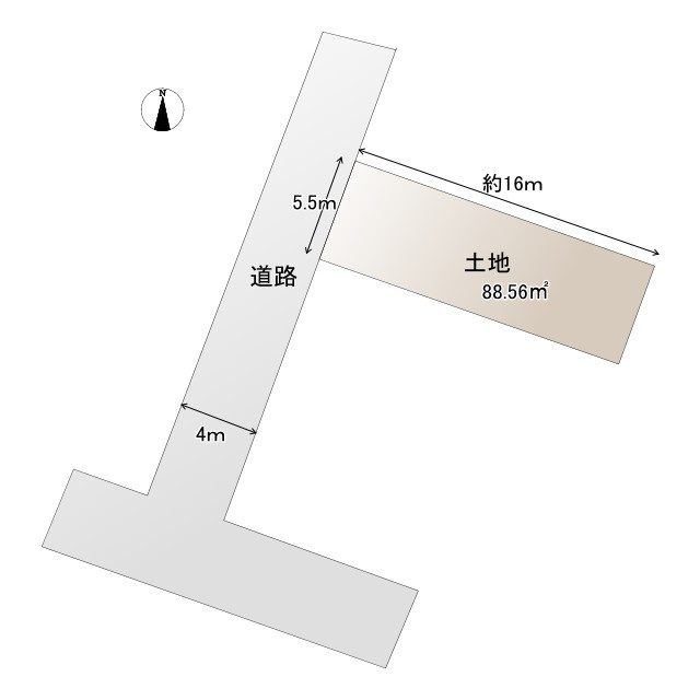 売土地　静岡市葵区羽鳥4丁目の土地図|プランが立てやすい整形地です！