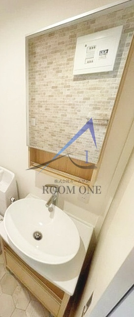 Ｇｌａｎｚ東大井ＷＥＳＴの洗面所|洗面台です。