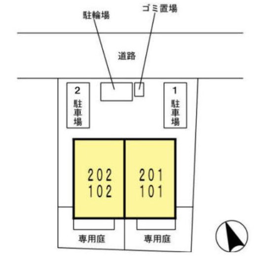 グランディールの区画図