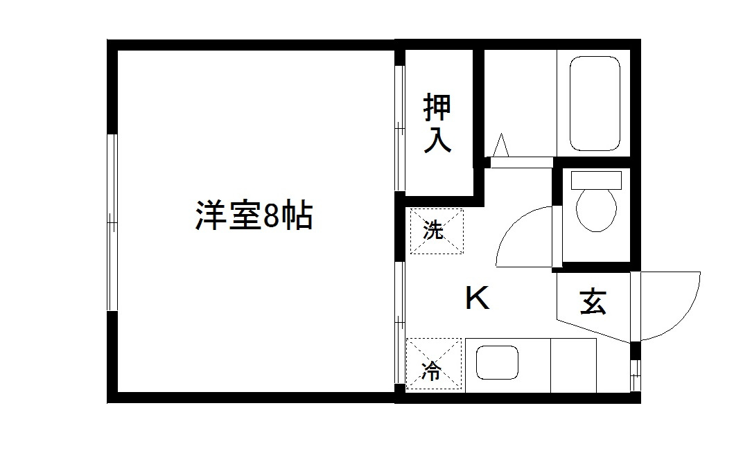コーポ青葉の間取り