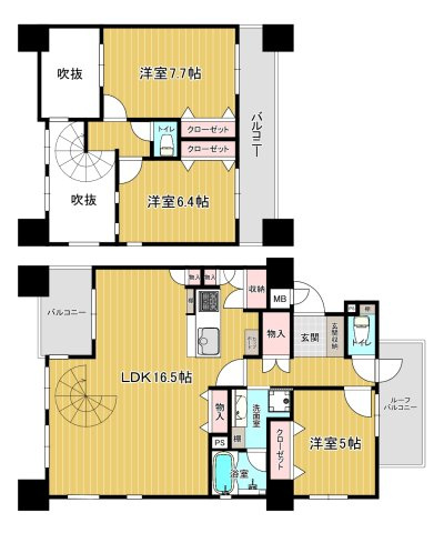 アルカディア八木の間取り