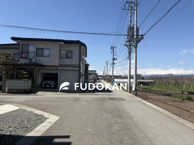 天童市柏木町２丁目【中古住宅】の前面道路含む現地写真|前面道路になります。