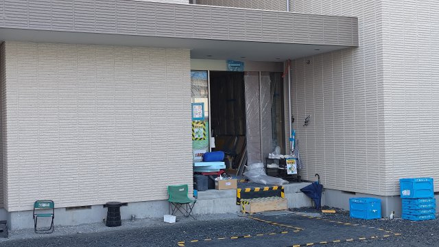 リエゾン奥雲城のエントランス